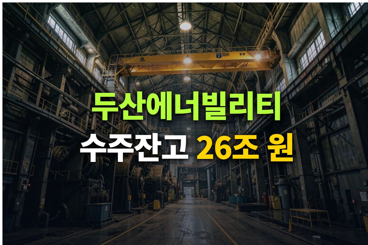 두산에너빌리티의 원전·가스터빈·SMR 사업구조와 수주잔고를 정리한 대표 이미지