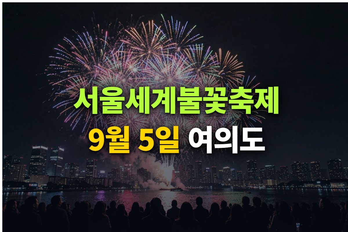 2026 서울세계불꽃축제 일정과 여의도 명당, 교통통제 구간을 정리한 대표 이미지