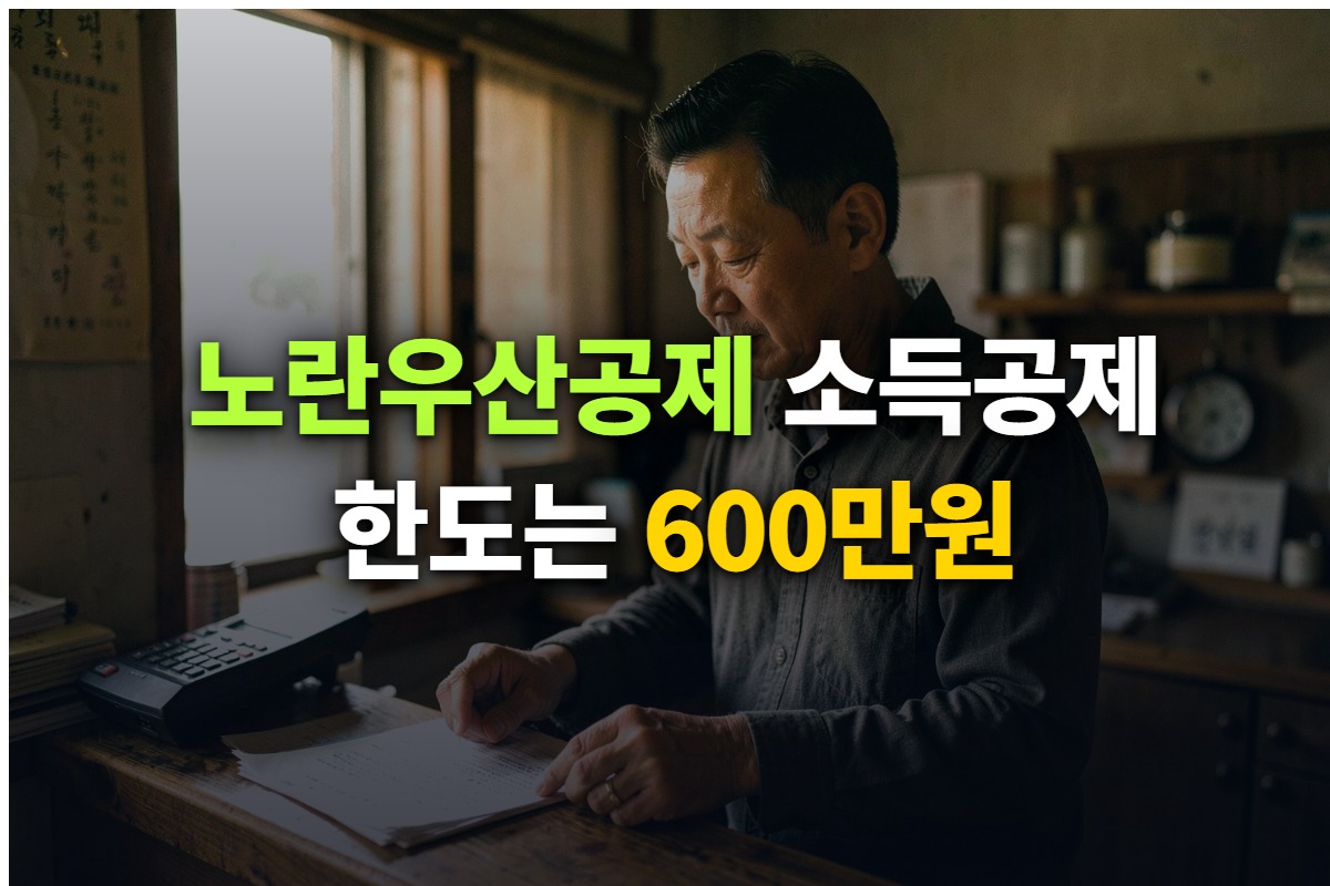 노란우산공제 가입조건과 소득공제 한도 600만원을 정리한 대표 이미지